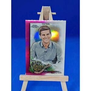 2022 Topps Allen & Ginter Chrome Field Yates Magenta Refractor #283 SP 75/199...